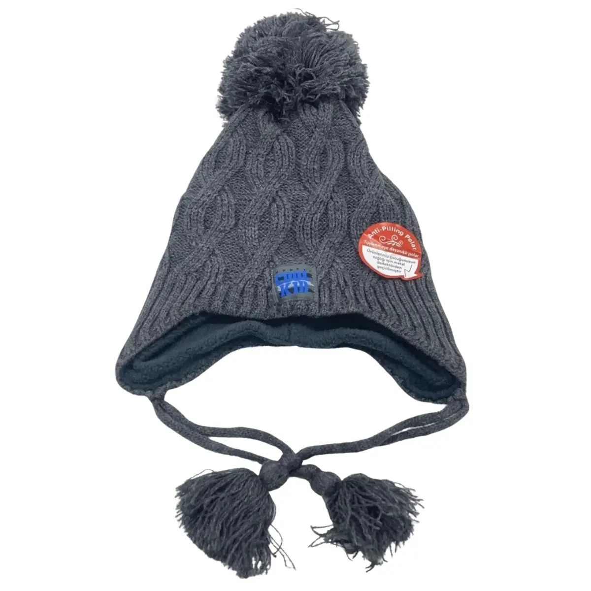 Kitti Kulaklı Bere Gri Melanj Kitti Kulaklı Bere Gri Melanj