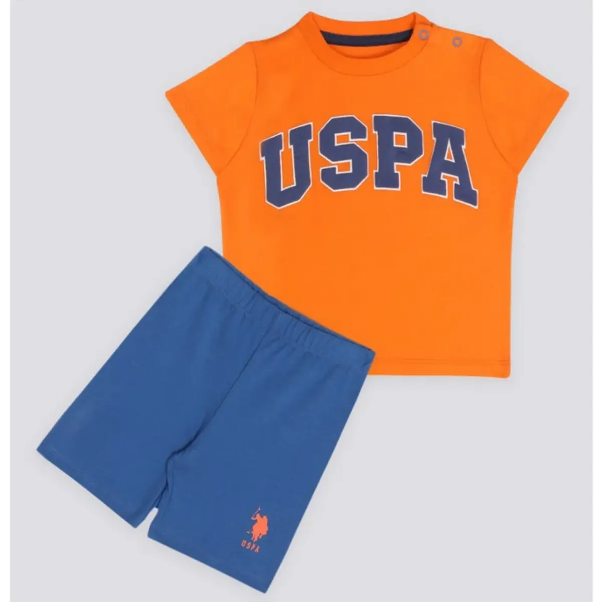 U.S. Polo 2li Takım T-Shirt Turuncu