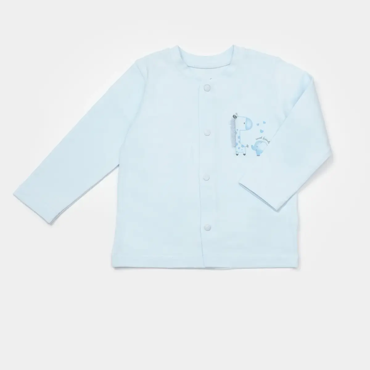 Bibaby Pijama Takımı Sweet Friends Mavi
