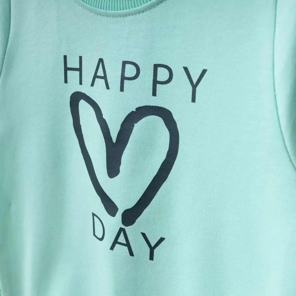 Bebolly 2li Takım Happy Day Baskılı Mint