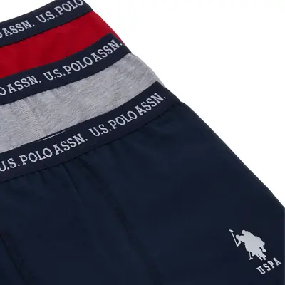 U.S. Polo Boxer 3lü Lacivert