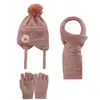 Kitti Eldiven Atkı Bere Takım 1-4 Yaş Pudra Asortili