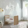 Pratik Sallanır Mini Beşik 50X90 cm Ahşap