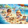 Art Çocuk Plaj Keyfi 100 Parça Puzzle
