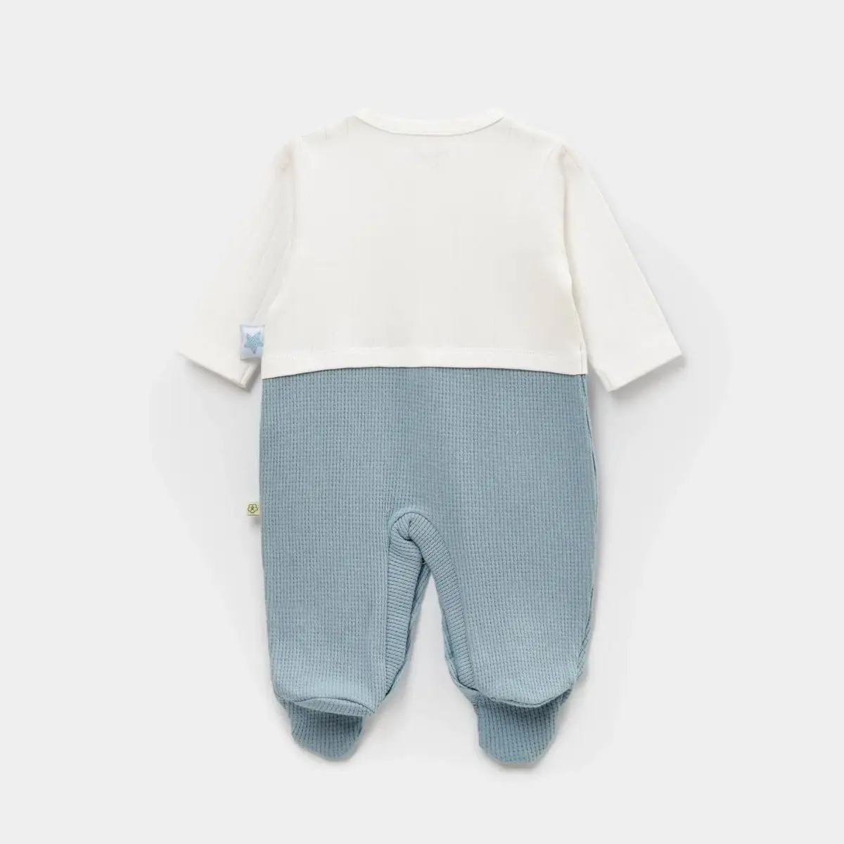 Bibaby Organik Tulum Brave Lion Ekru - Turkuaz