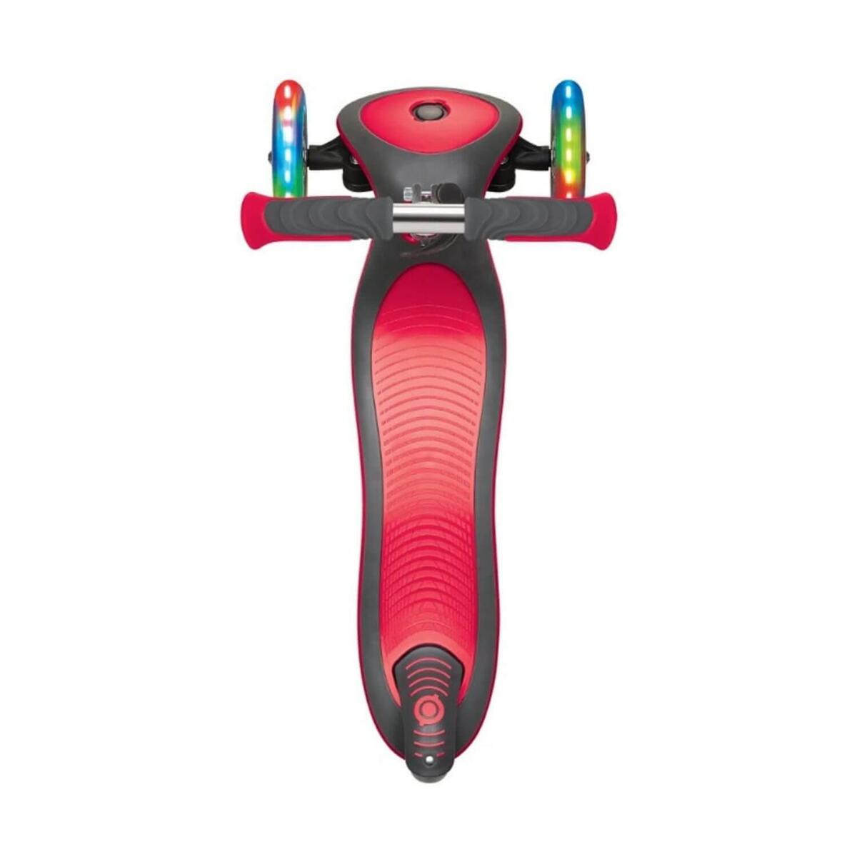 Globber Elite Deluxe Işıklı Scooter Kırmızı