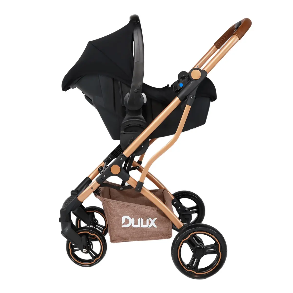 Duux One Travel Sistem Bebek Arabası Gold Kahve