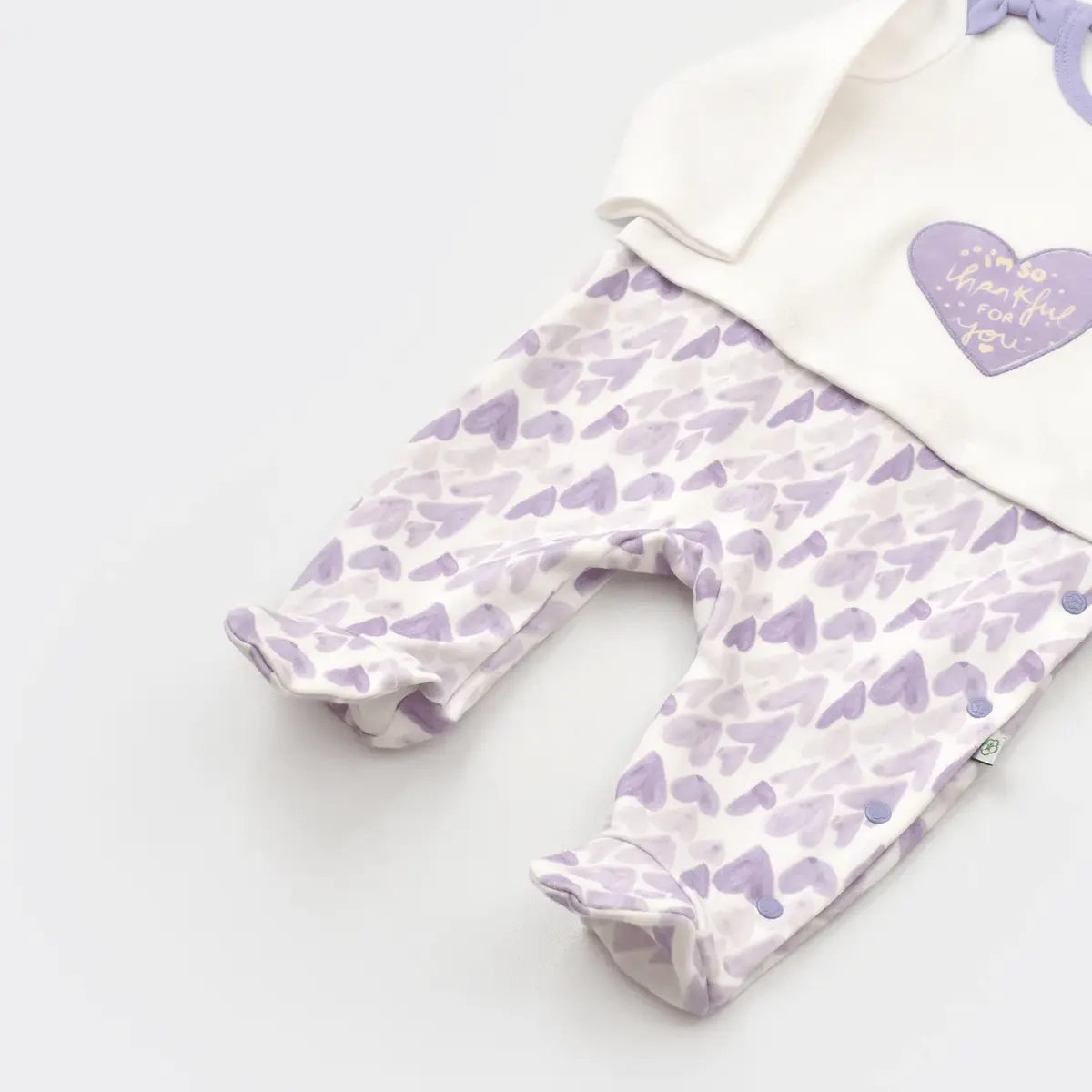 Bibaby Organik Tulum Love You Baby Lavender