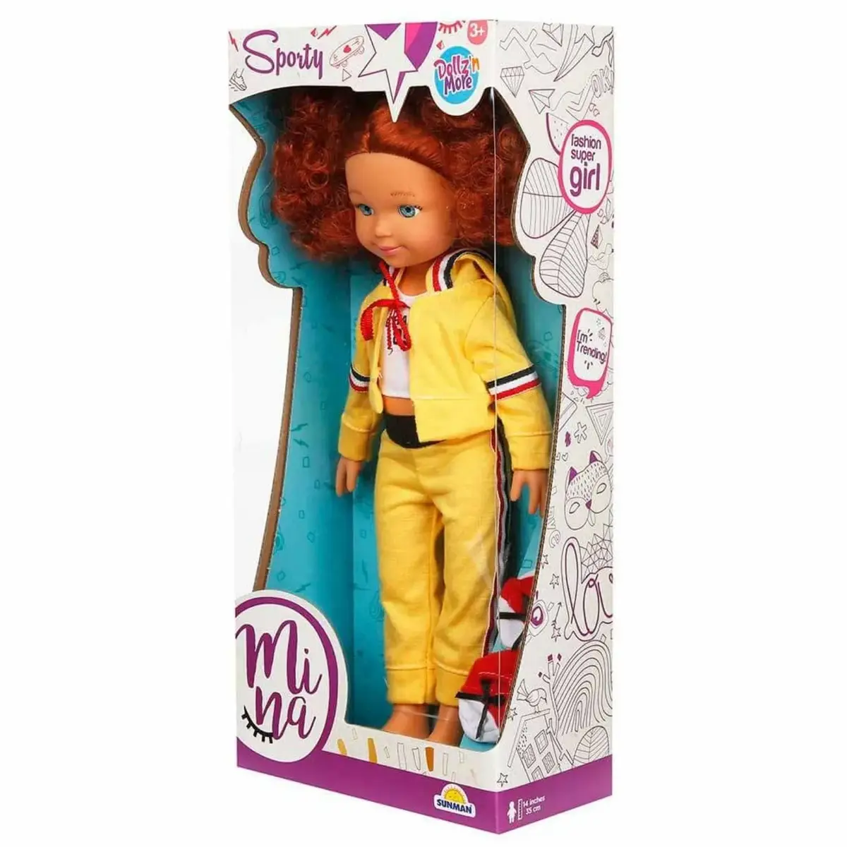 Mina Sporty Bebek 35 cm