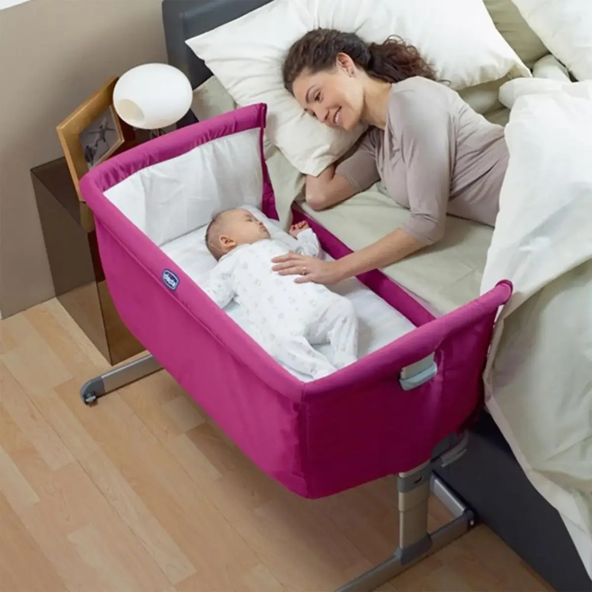 Chicco Next2me Anne Yanı Beşik Fuchsia
