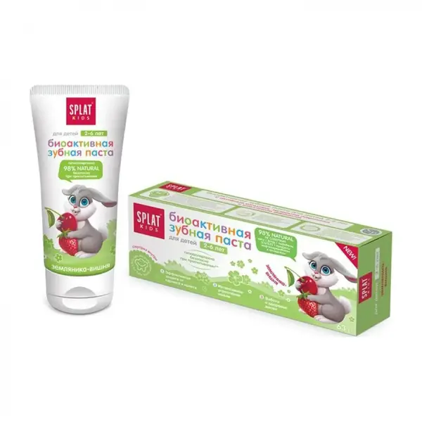 Splat Çocuk Diş Macunu 2-6 Yaş Çilek Kiraz