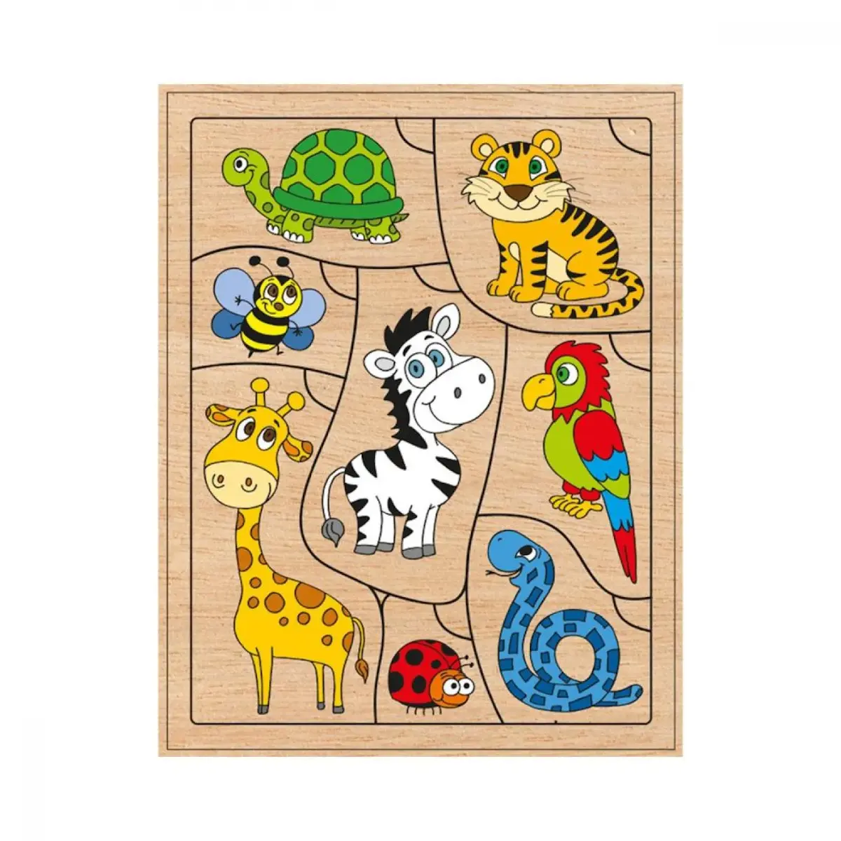 Toptoys Bil Bakalım Kime Ait Hayvanlar Eşleştime Puzzle 19x25 Cm