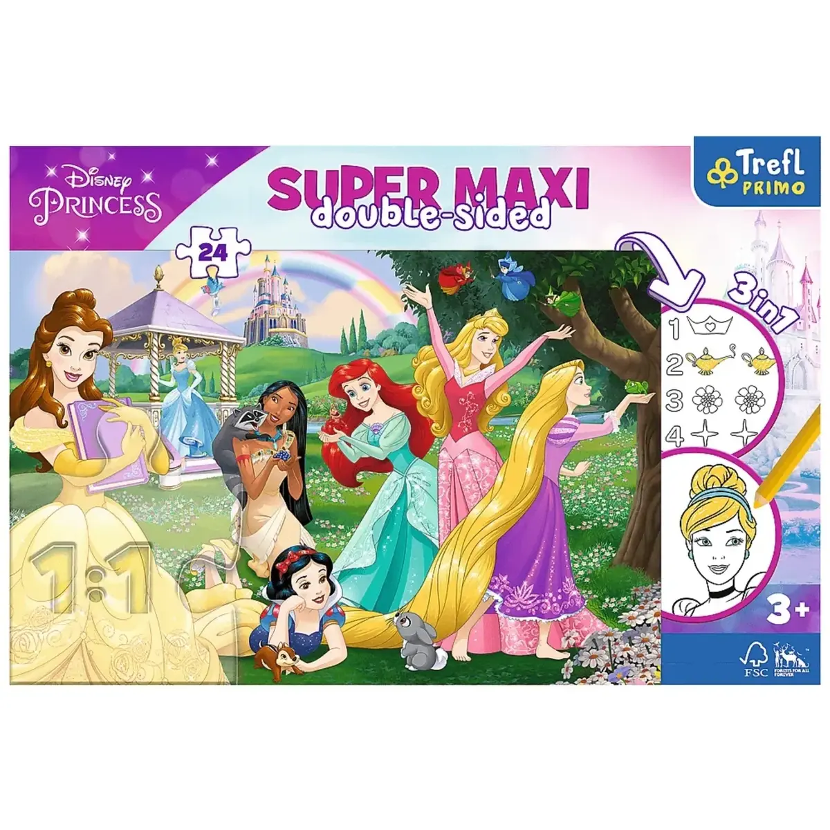 Trefl 24 Parça Puzzle Süper Maxi Princess 
