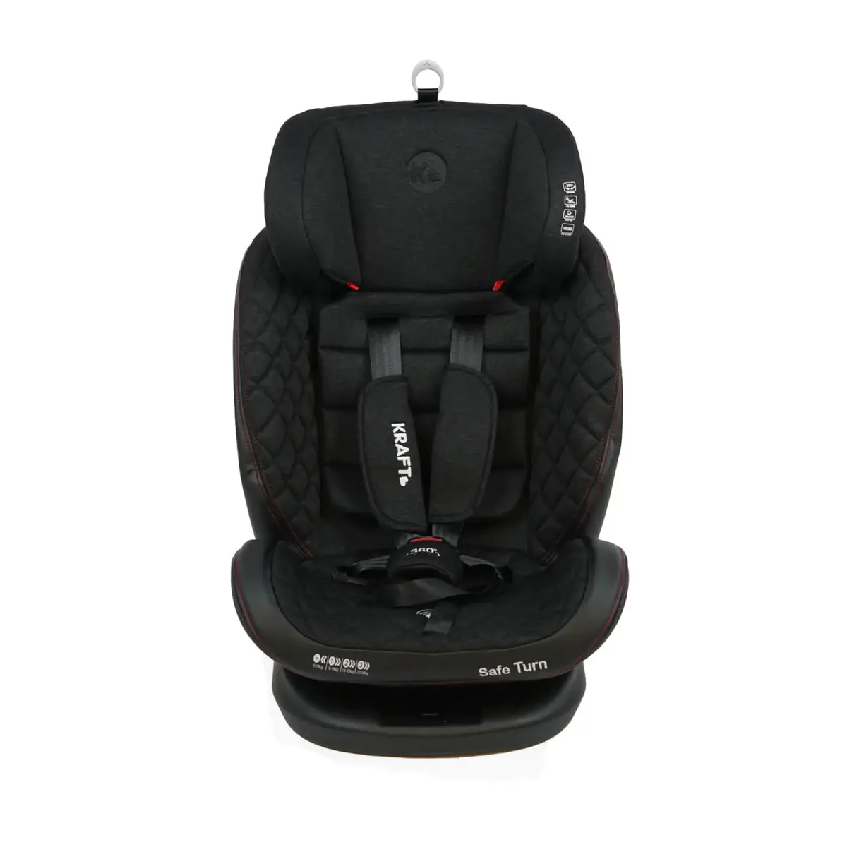 Kraft Safe Turn Oto Koltuğu 0-36 Kg Black