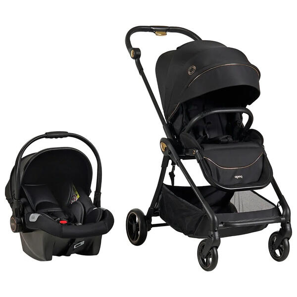 Prego 2232 Toronto Plus Travel Sistem Bebek Arabası Siyah