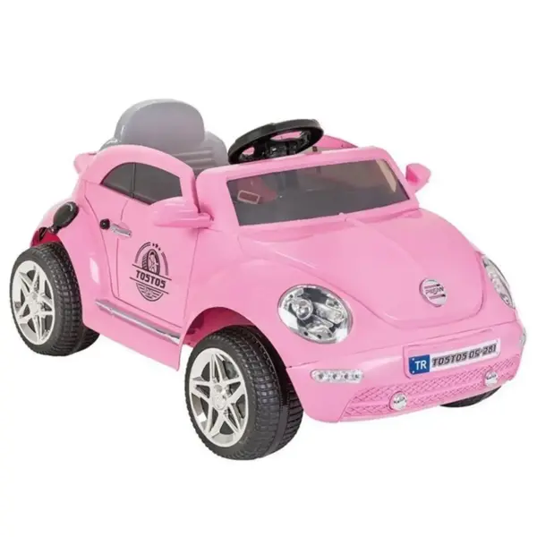 Pilsan Tostos Akülü Araba 12 Volt Pembe