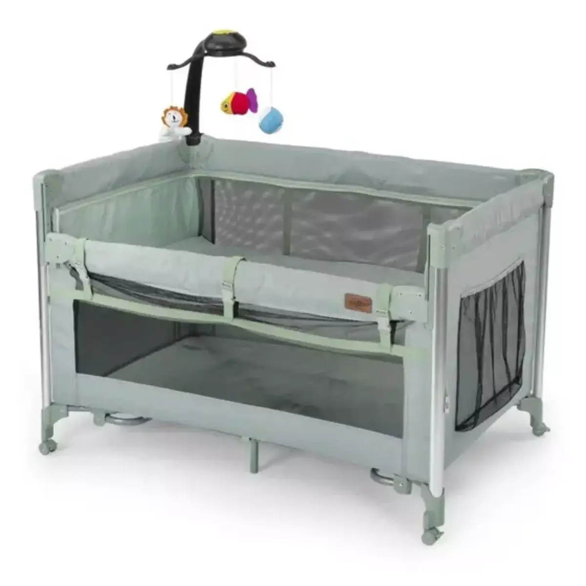 Baby2Go Luna Anne Yanı Oyun Parkı 70x110 cm Yeşil
