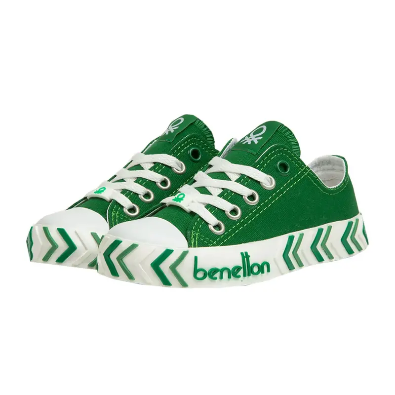 Benetton Ayakkabı Spor Filet Yeşil