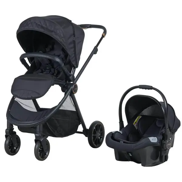 Prego 2028 Venüs Travel Sistem Bebek Arabası Siyah