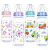 Bebedor Silikon Emzikli Desenli PP Biberon 250 ml 3+ Ay