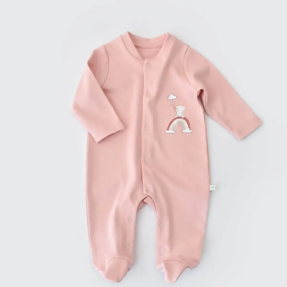 Bibaby Organik Tulum Live Color Rabbit Somon