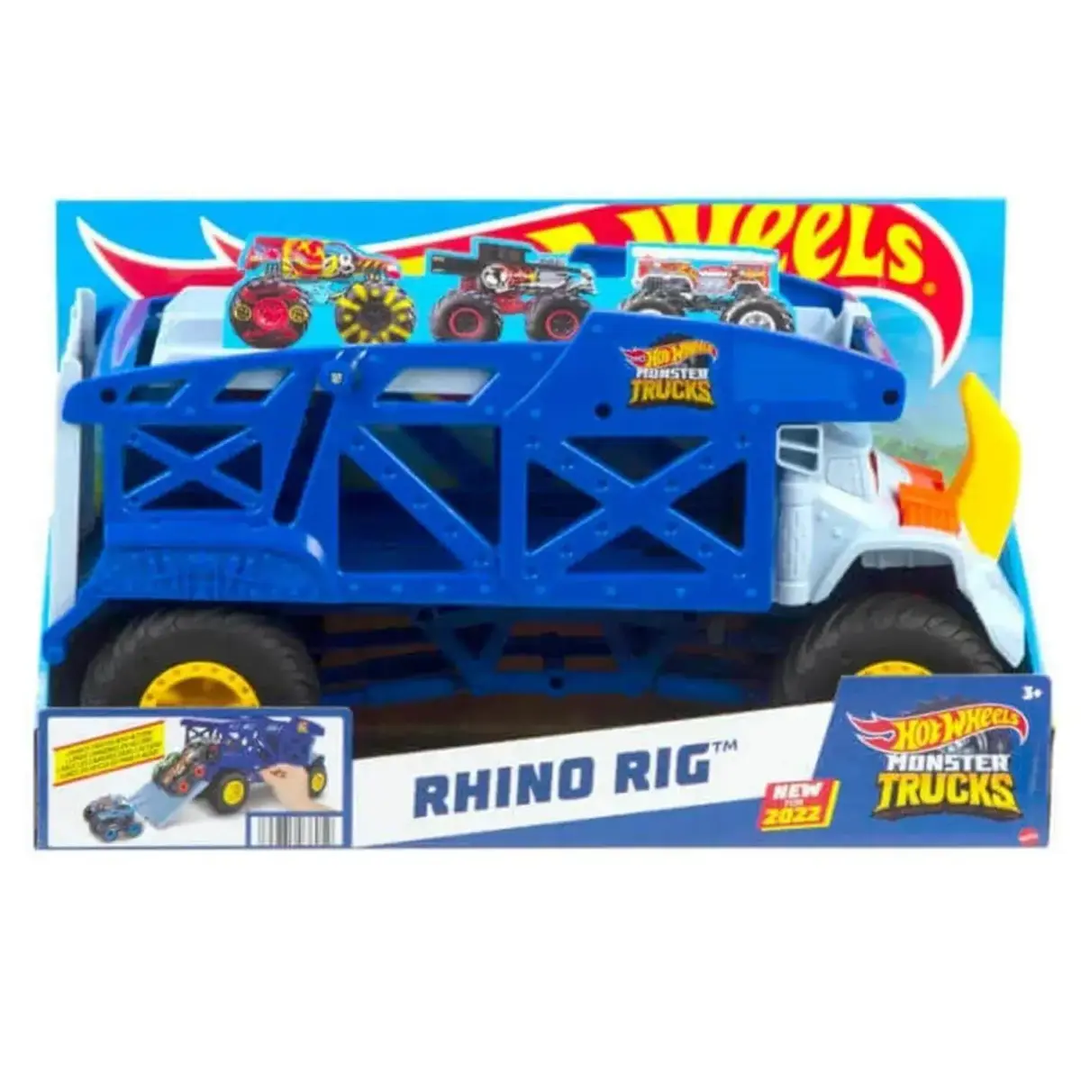 Hot Wheels Monster Trucks Rhino Taşıyıcı Kamyon