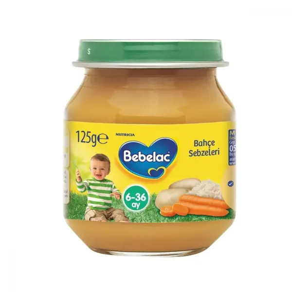 Bebelac Kavanoz Mamaları Bahçe Sebzeleri 125 gr