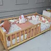 Yuar Baby Motessori Örgü Uyku Seti Somon Tavşan