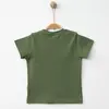 Hira T-Shirt Snap Baskılı Haki