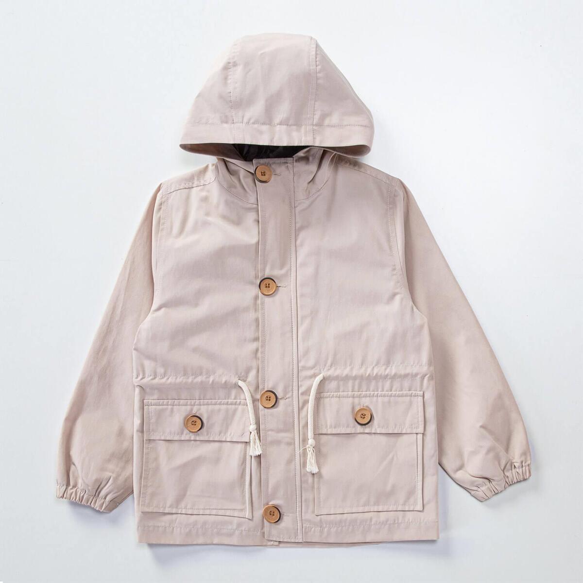 Midimod Yağmurluk Bej