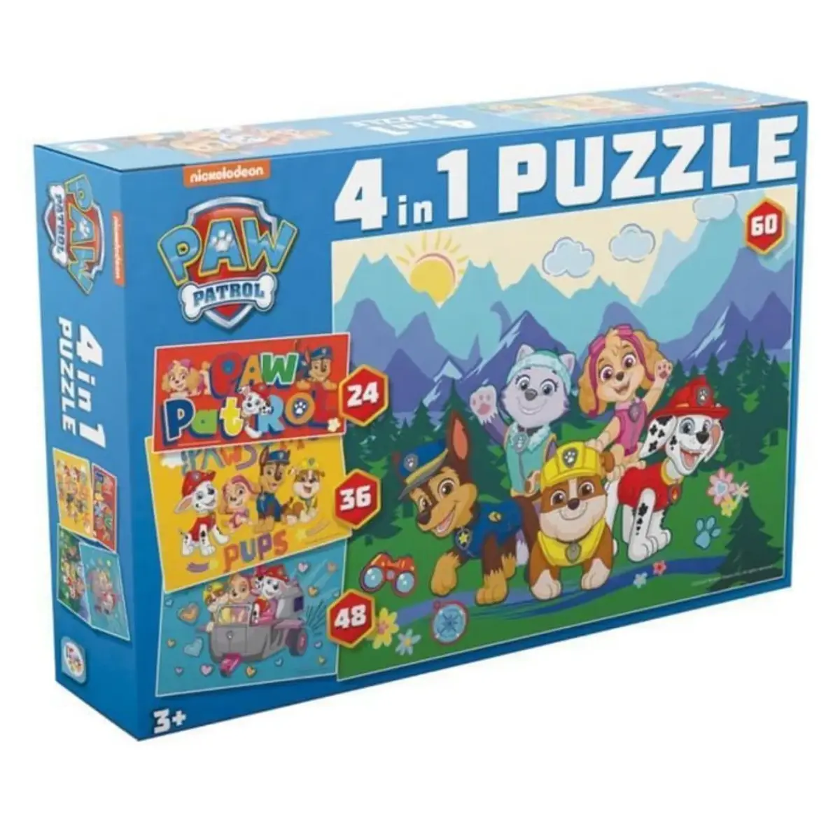 Paw Patrol 4In1 Puzzle 60 Parça