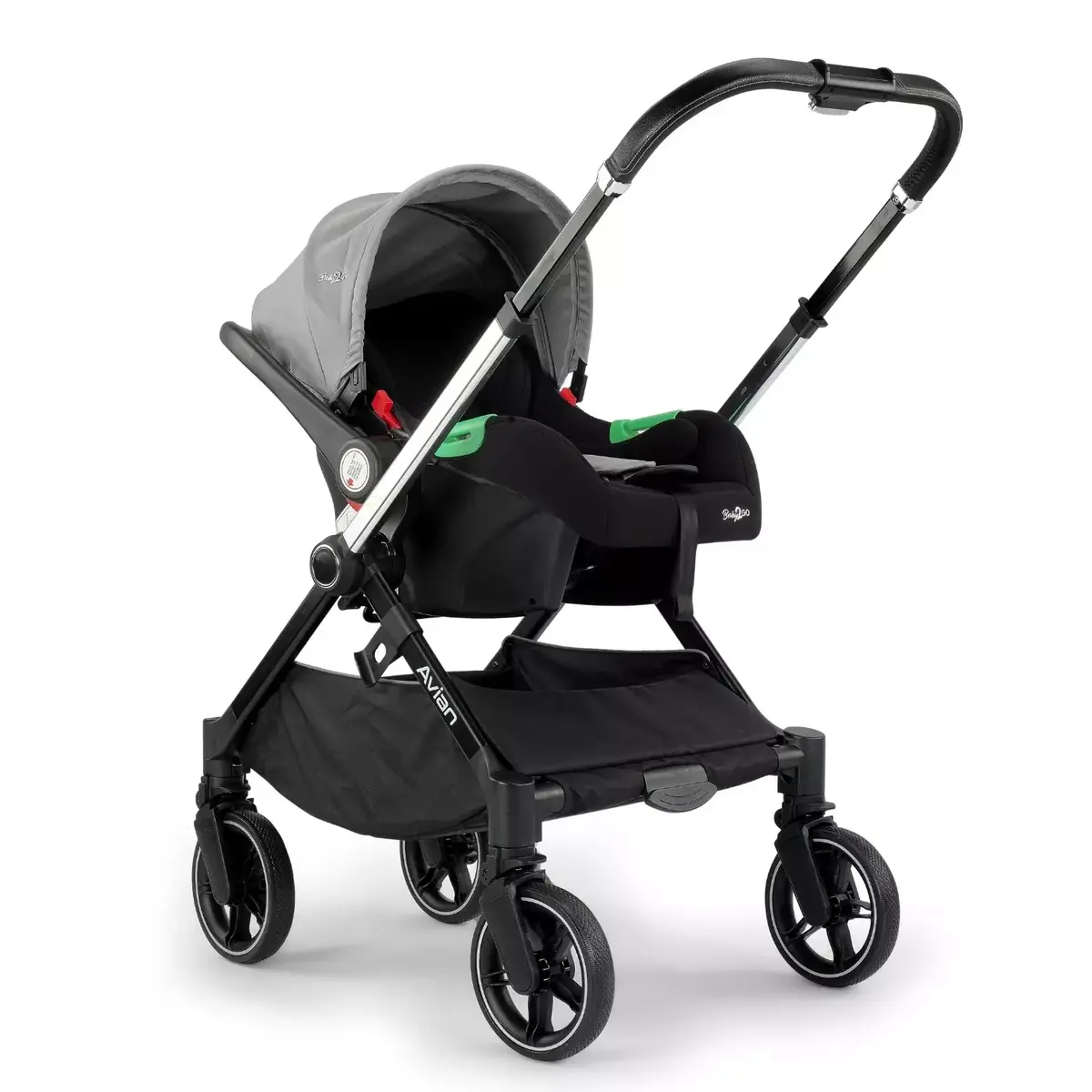 Baby2Go Avian Travel Sistem Bebek Arabası Siyah