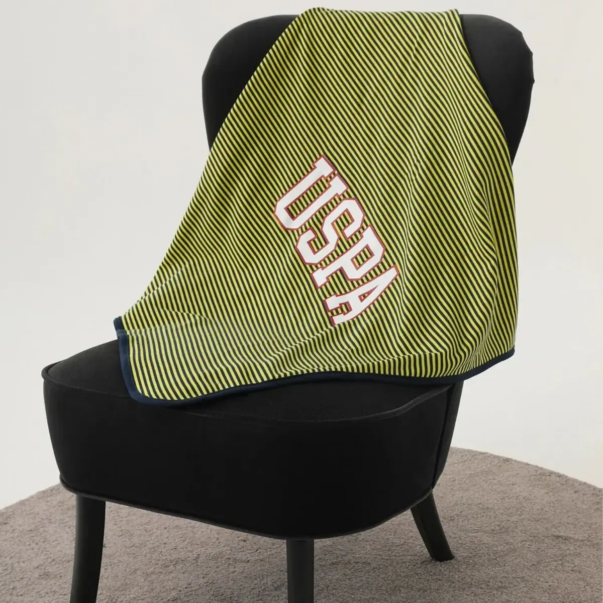 U.S. Polo Battaniye Sarı - Lacivert