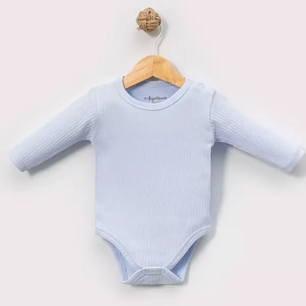 Angeltouch Body Uzun Kol Raporlu Mavi