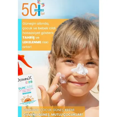 Derminix Suya Dayanıklı Çocuk Güneş Kremi SPF50+ 200 ml