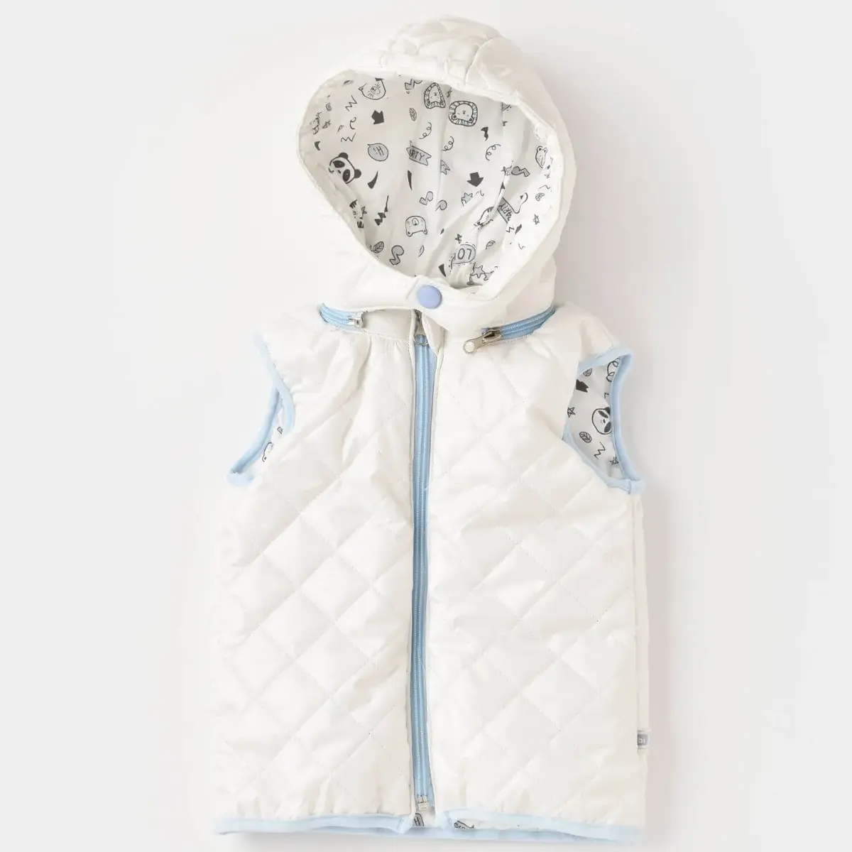 Bibaby Organik Şişme Yelek Roar King Ekru Bibaby Organik Şişme Yelek Roar King Ekru