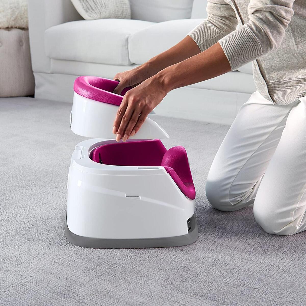 Ingenuity Baby Base Portatif Mama Sandalyesi Pink Flambe