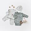 Bibaby Organik Zıbın Takımı Hug Me Bear Prematüre Kar Melanj