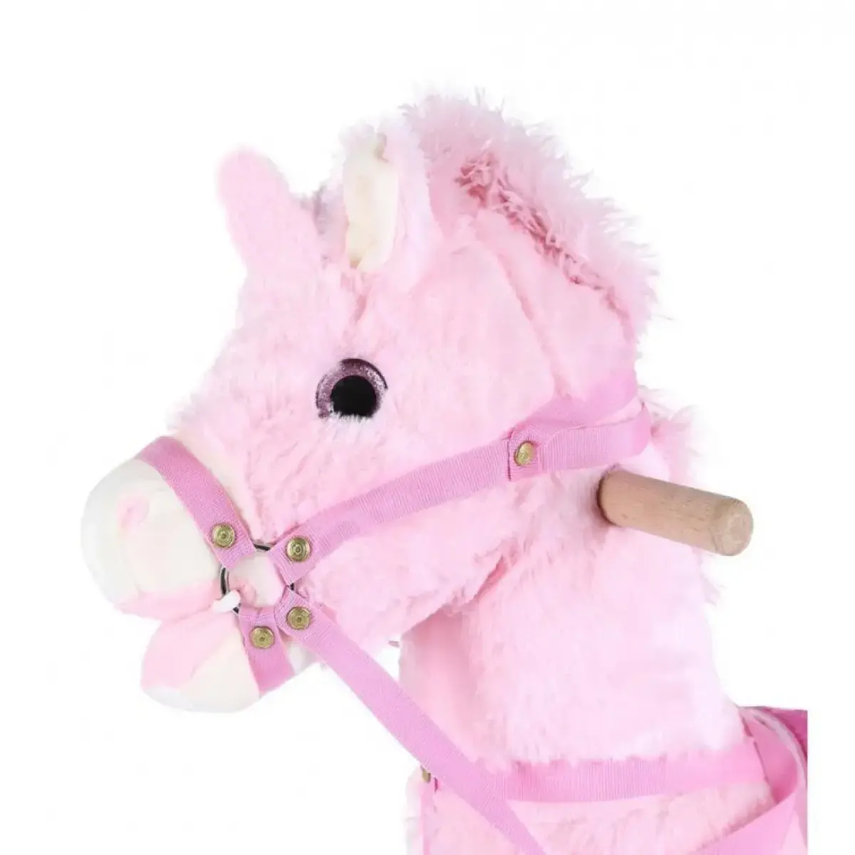 Selay Sallanan At 65 Cm Beyaz-Pembe