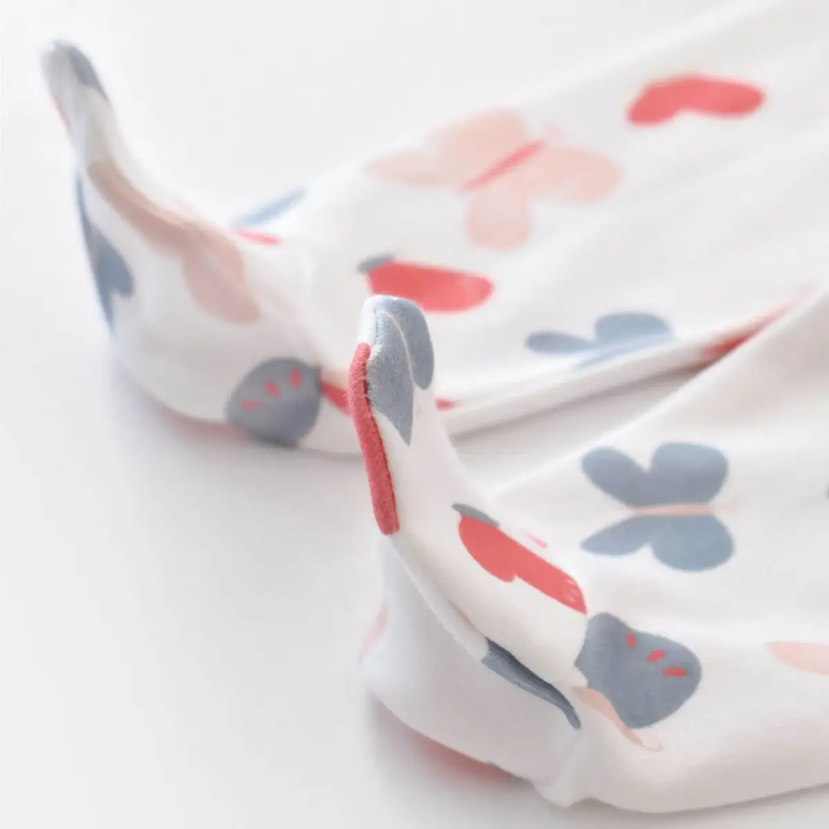 Bibaby Organik Zıbın Takımı Wild Flowers Coral