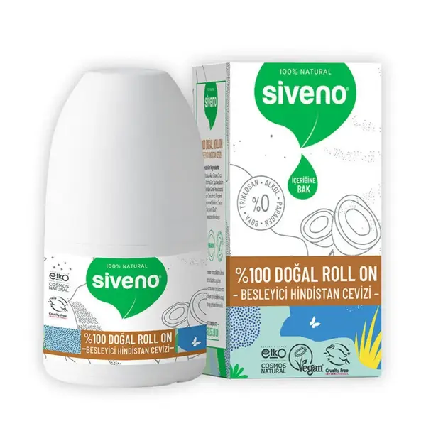 Siveno %100 Doğal Roll-On Besleyici Hindistan Cevizi 50 ml 
