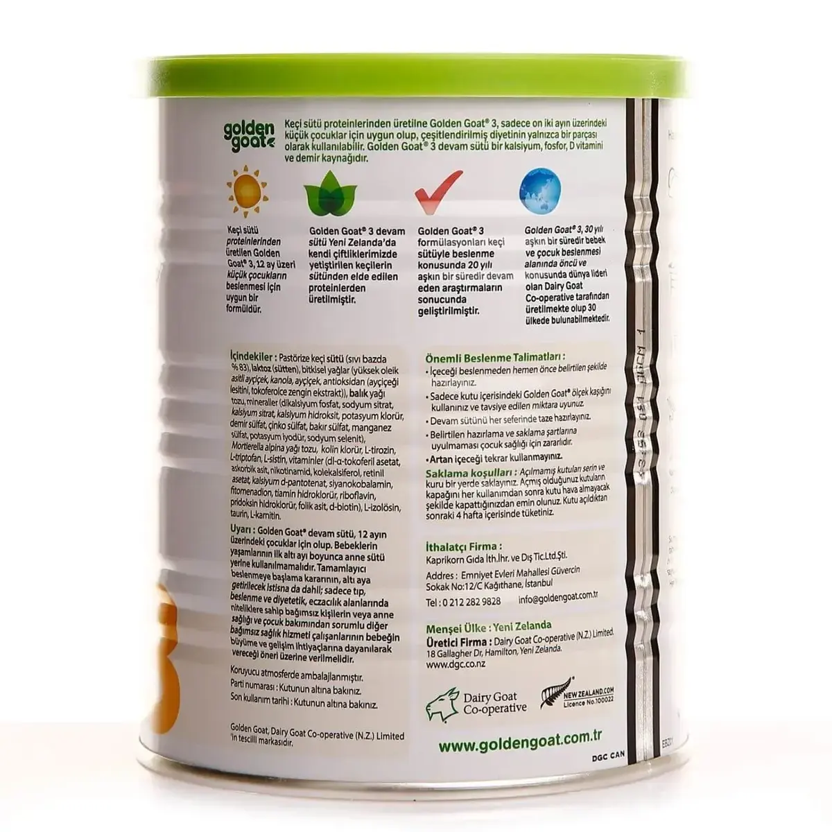 Golden Goat 3 Keçi Devam Sütü 400 gr