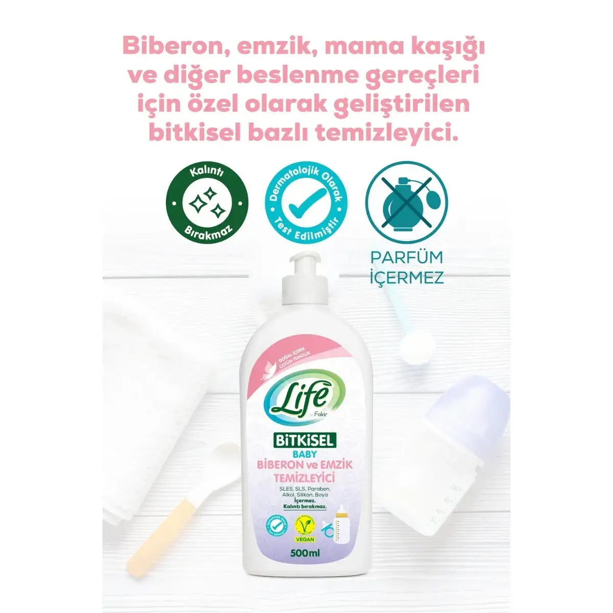 Life by Fakir Biberon Temizleyici 500ml