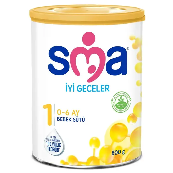 Sma İyi Geceler 1 Bebek Sütü 800 gr 0-6 Ay