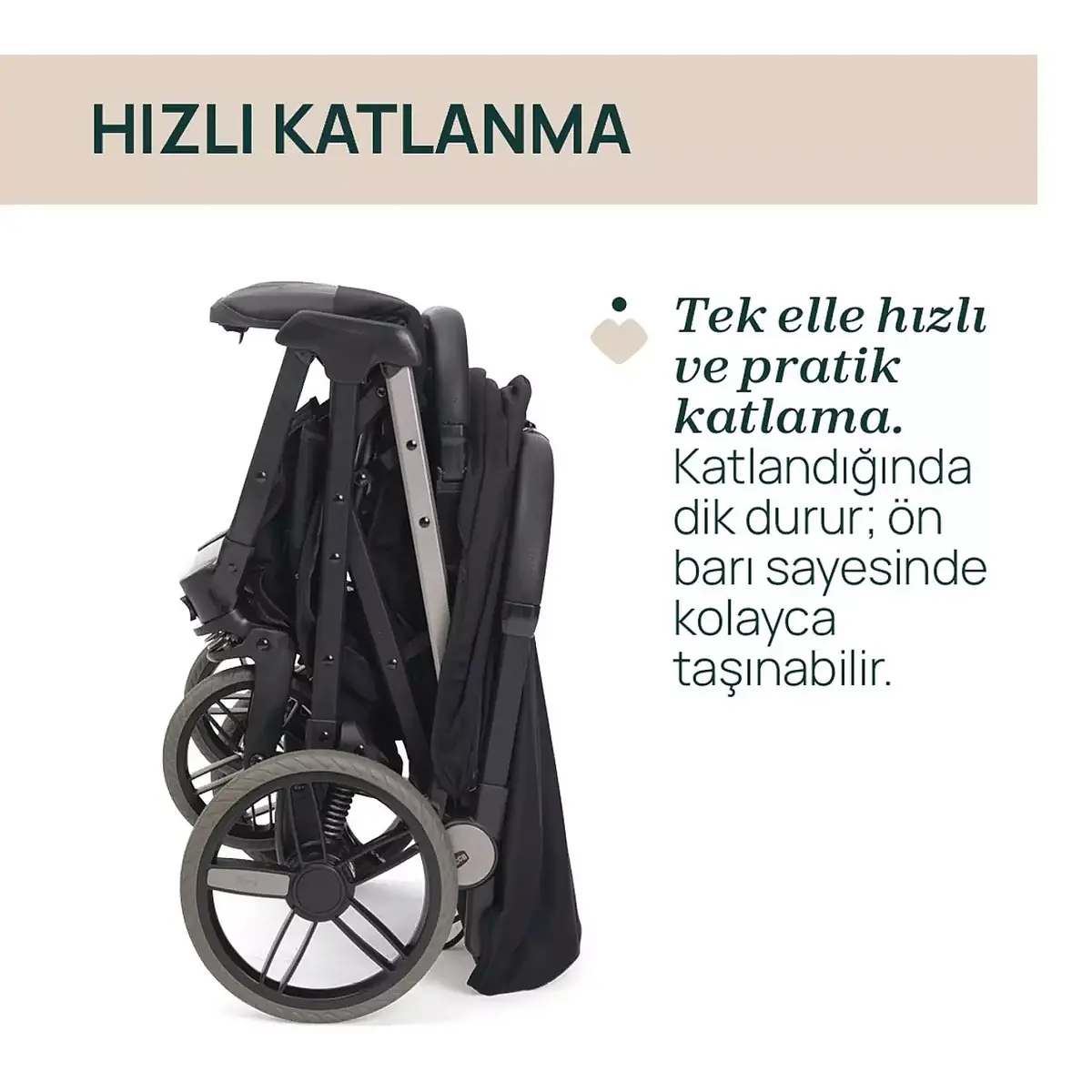 Chicco Dolomiti Bebek Arabası Charcoal