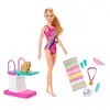 Barbie Seyahatte Yüzücü Barbie Oyun Seti