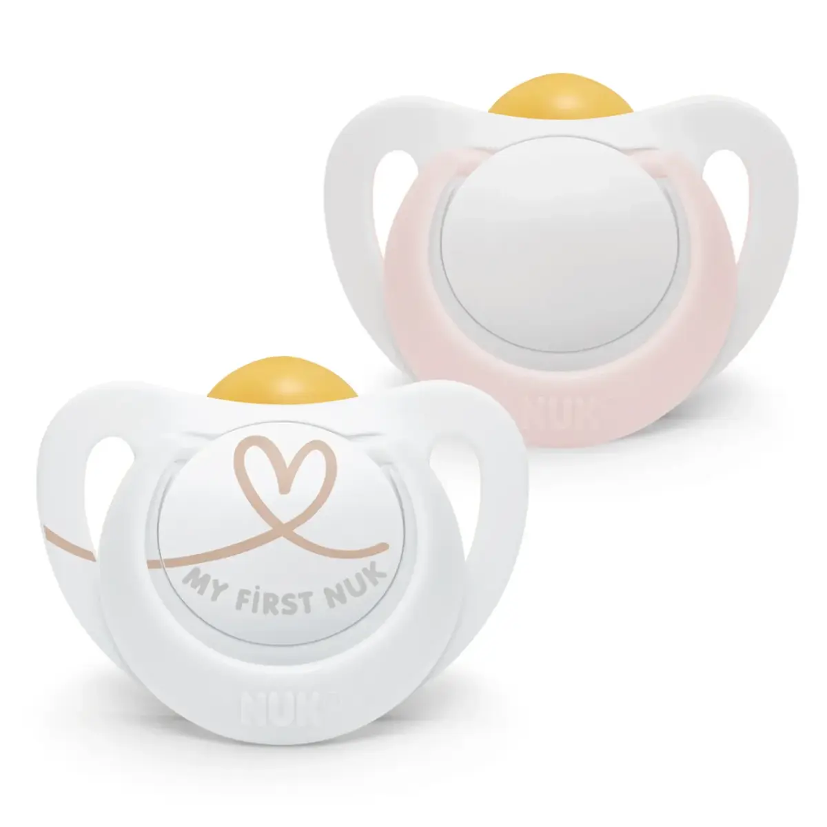 Nuk Star Kauçuk Emzik 2li 0-6 Ay Kız Nuk Star Kauçuk Emzik 2li 0-6 Ay Kız