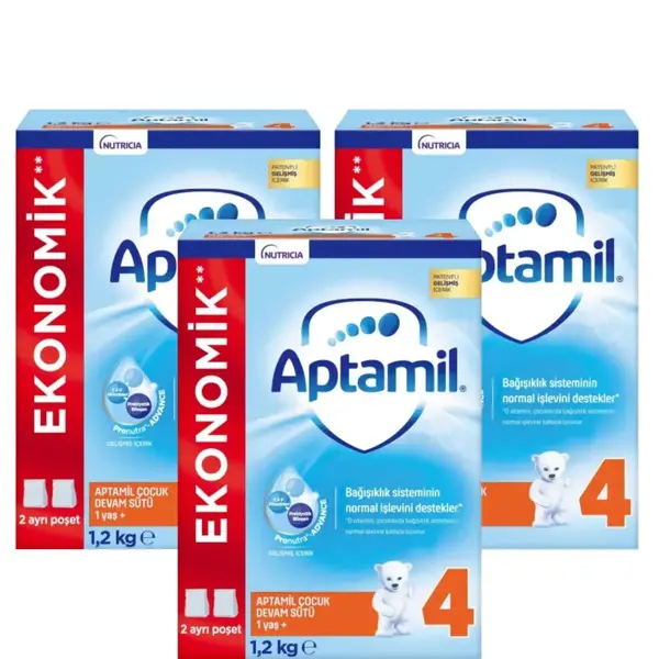 Aptamil 4 Devam Sütü 1200 Gr x3