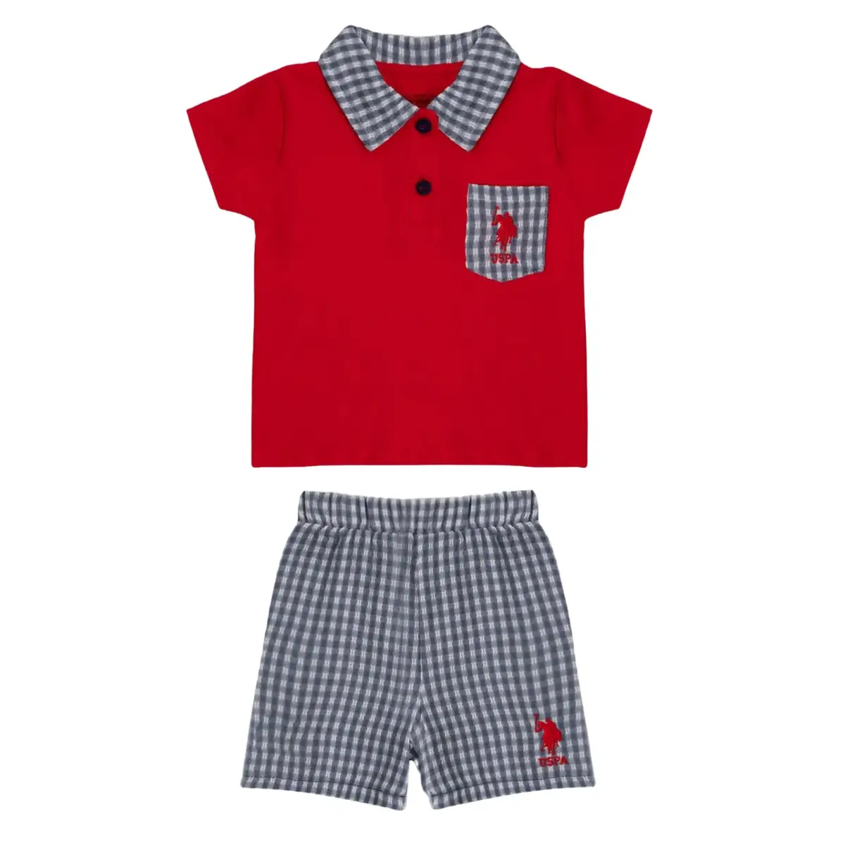 U.S. Polo 2li Takım T-Shirt Kırmızı