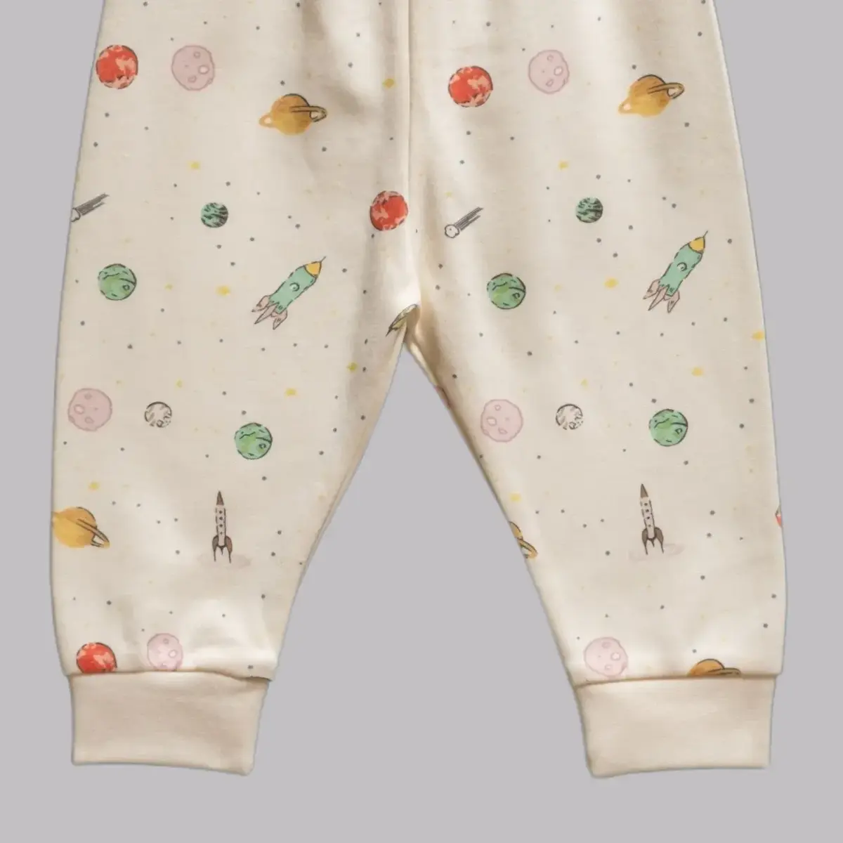 Tiffany Organik Pantolon Patiksiz Space Theme